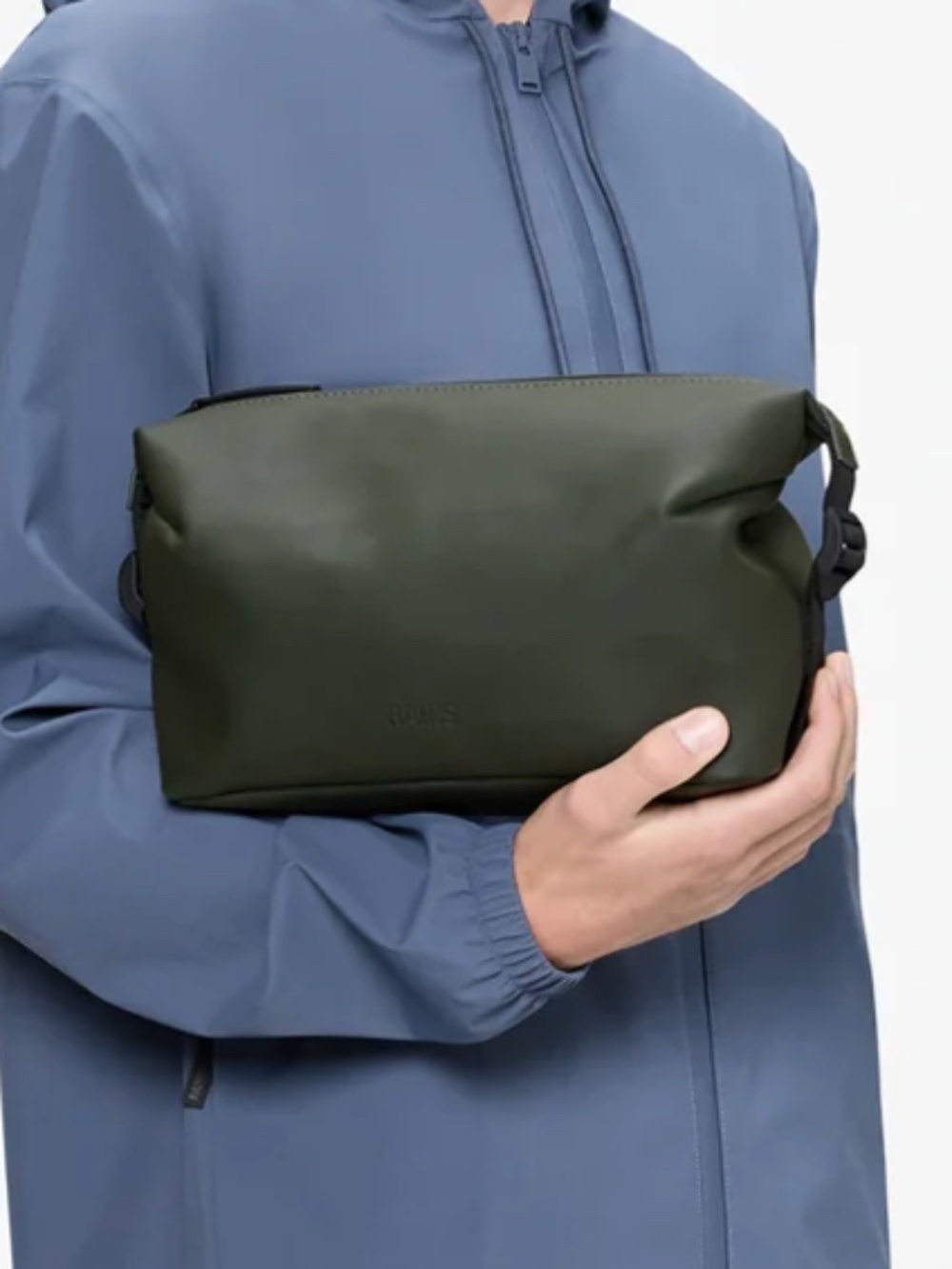 Rains Hilo Waterproof Wash Bag Toiletry Bag - Brand New w/tags - Green